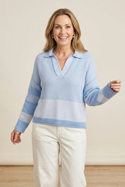 Habitat Mixed Lines Pullover - 77200 - CASCADE