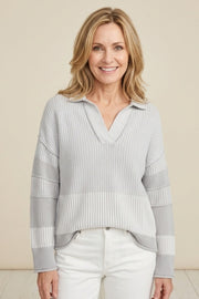 Habitat Mixed Lines Pullover - 77200 - REEF (NOT SMOKE)