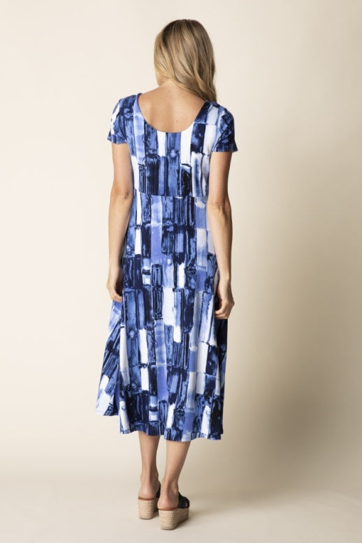 Habitat Core Travel Brushstroke Swing Dress - 57590 - MIDNIGHT