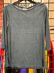Prairie Cotton by CMC Prarie Lux Boat Neck Relax Long Sleeve - LX276