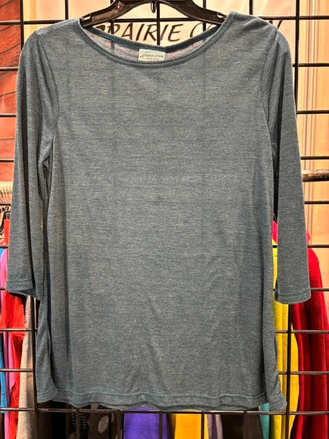 Prairie Cotton by CMC Prarie Lux Boat Neck Relax Long Sleeve - LX276