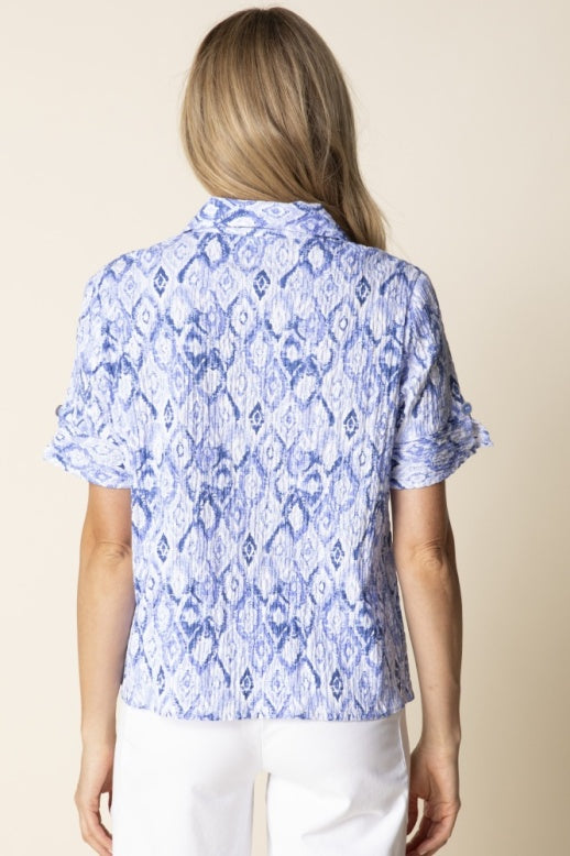 Habitat Painted Diamonds Laid Back Shirt - 33933 - INDIGO