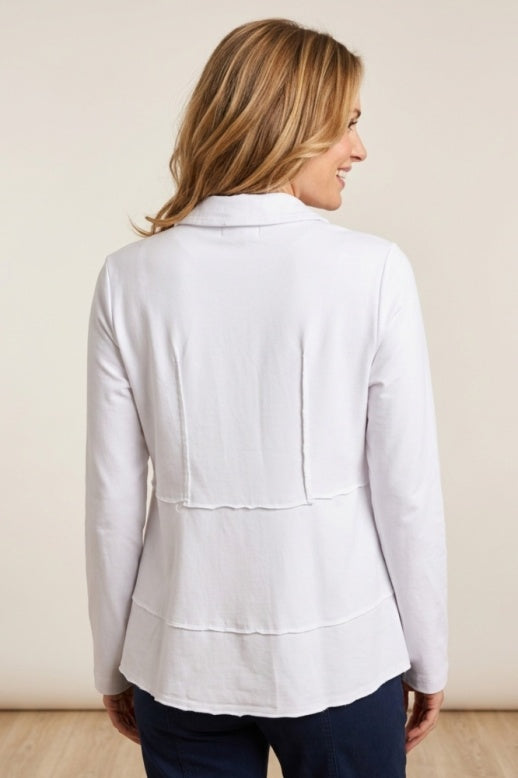 Habitat Stonewash Knits Brooklyn Jacket - 31500 - WHITE