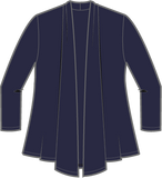 Habitat Core Travel Solid Waterfall Jacket - 55931 - MIDNIGHT (NOT BLACK)