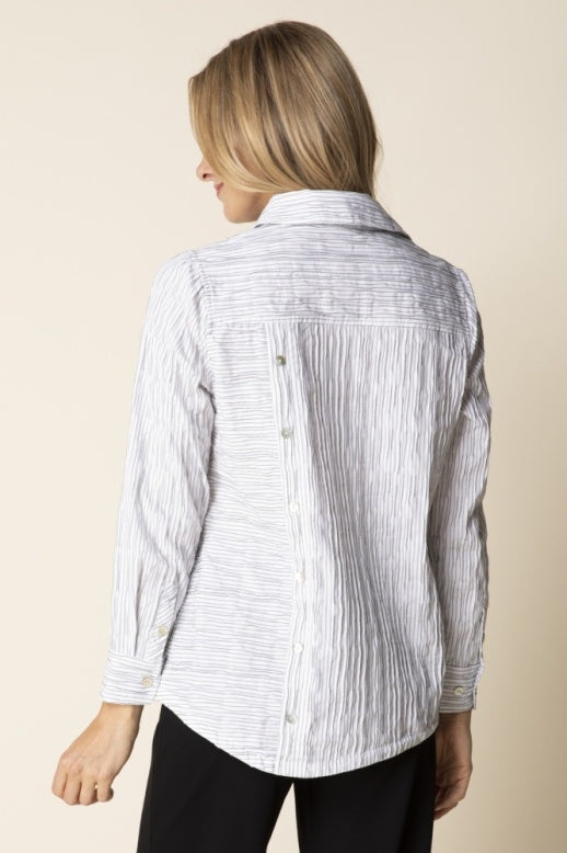 Habitat Santorini Stripe Selene Shirt - 13001 - WHITE