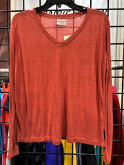 Prairie Cotton by CMC Prarie Lux V-Neck Relax Long Sleeve - LX165L