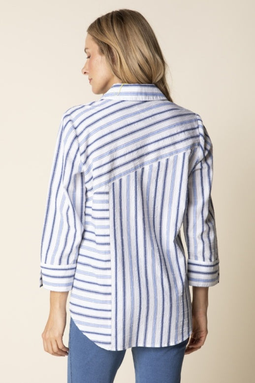 Habitat Hampton Stripe Montauk Shirt - 11723 - SKY