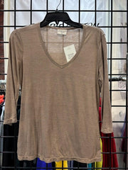 Prairie Cotton by CMC Prarie Lux Fitted 3/4 Sleeve V-Neck Top - LX286