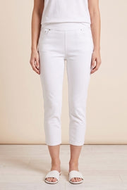 Habitat Stonewash Knits Capri Jean - 31569 - WHITE