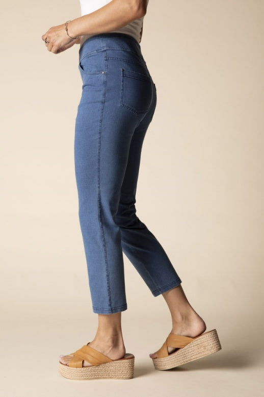 Habitat Stonewash Knits Capri Jean - 31569 - LIGHT DENIM