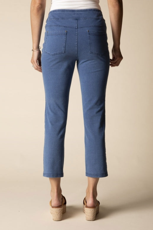Habitat Stonewash Knits Capri Jean - 31569 - LIGHT DENIM