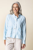 Habitat Linen Solid Summer Breeze Jacket - 41552 - TOPAZ