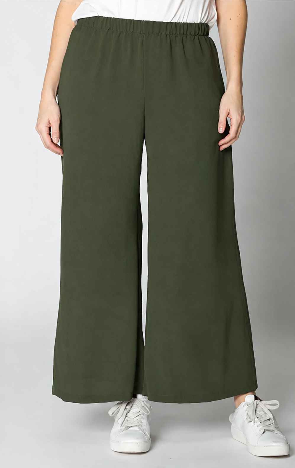 Sydney Project Winnie Wide Leg Pant - AFP8006 - OLIVE