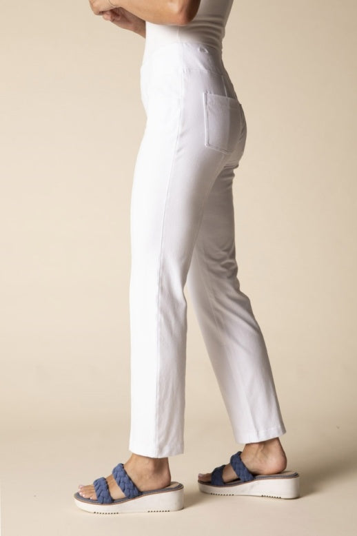Habitat Stonewash Knits Seamed Pant - 31561 - WHITE