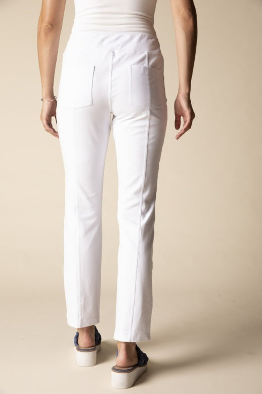 Habitat Stonewash Knits Seamed Pant - 31561 - WHITE