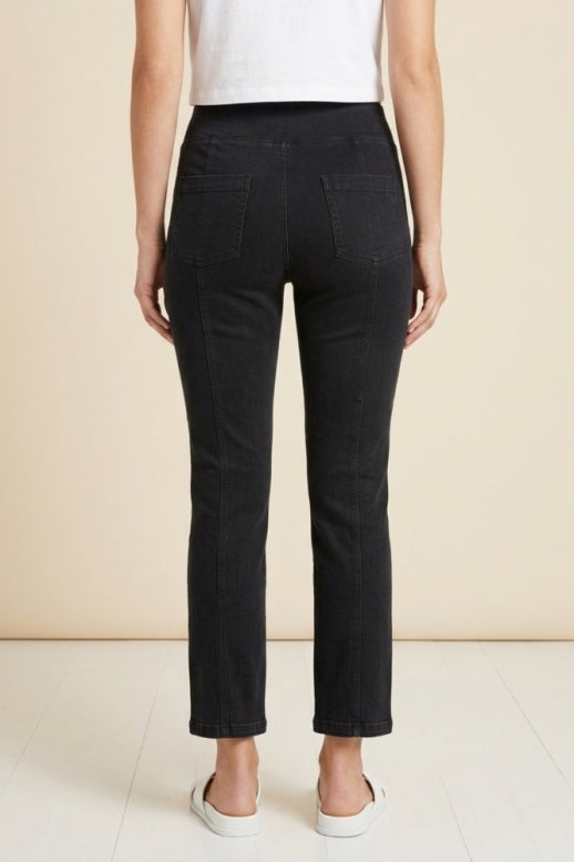 Habitat Stonewash Knits Seamed Pant - 31561 - BLACK