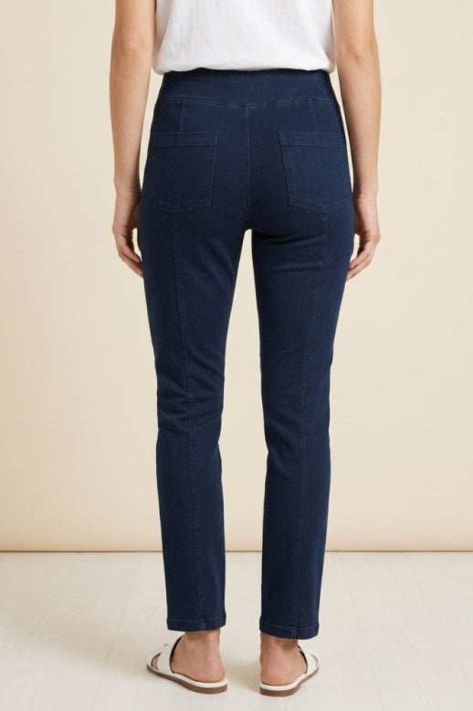 Habitat Stonewash Knits Seamed Pant - 31561 - DENIM
