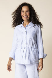 Habitat Linen Solid Flora Jacket - 41547 - NAVY (NOT CORNFLOWER)