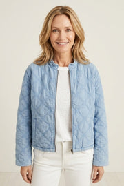 Habitat Washed Quilt Cotton Clipper Jacket - 60730 - CASCADE