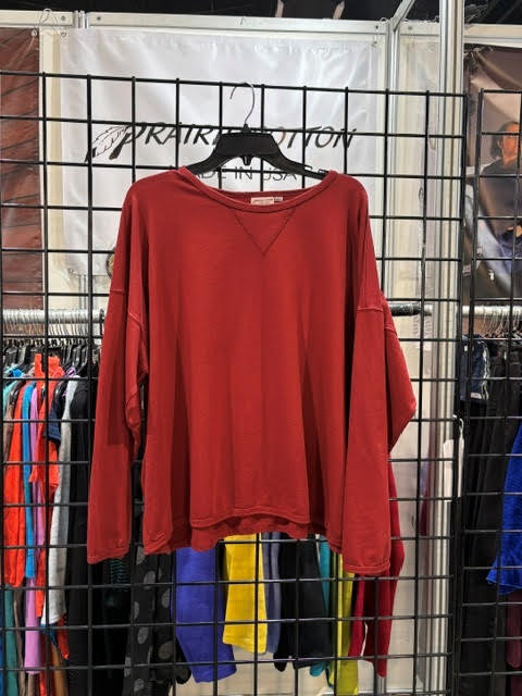Prairie Cotton by CMC Crew Neck Long Sleeve Sweatshirt - ST746