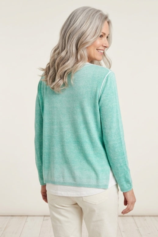 Habitat Layered Looks Pullover Top - 84280 - GROTTO