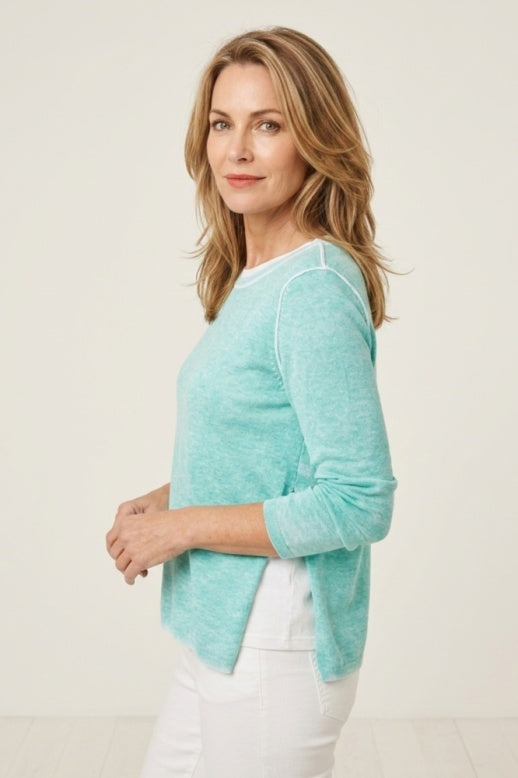 Habitat Layered Looks Pullover Top - 84280 - GROTTO