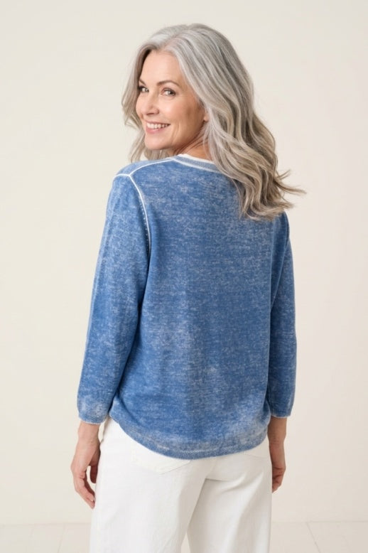 Habitat Layered Looks Pullover Top - 84280 - RIVIERA
