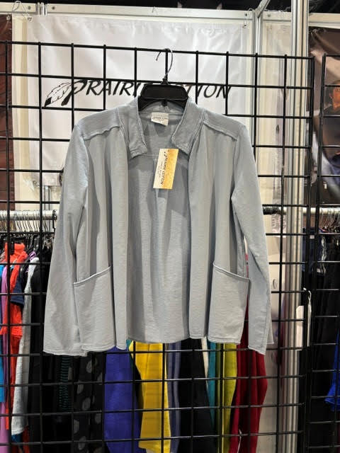 Prairie Cotton by CMC Relax Raw Edge Boxy Jacket - ST680