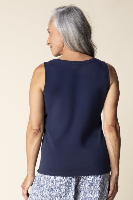 Habitat Cozy Rib Layering Tank - 16417 - NAVY
