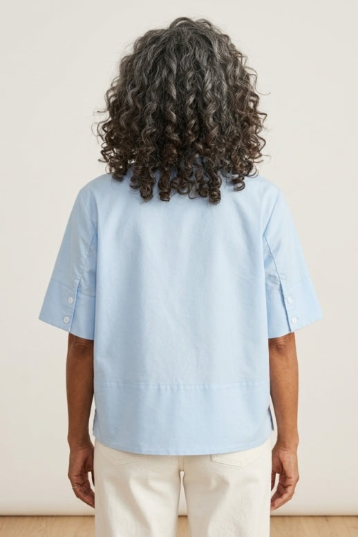 Habitat Oxford Shirt Shea Top - 15302 - HAZE