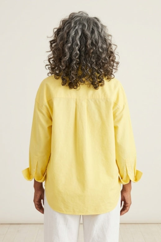 Habitat Oxford Shirts Boyfriend Shirt - 15301 - DANDELION