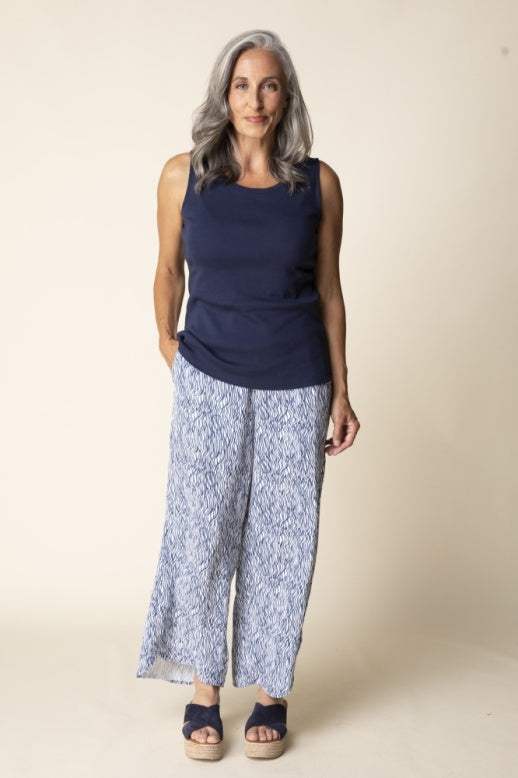 Habitat Cozy Rib Layering Tank - 16417 - NAVY