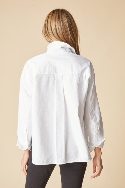 Habitat Oxford Shirts Boyfriend Shirt - 15301 - WHITE