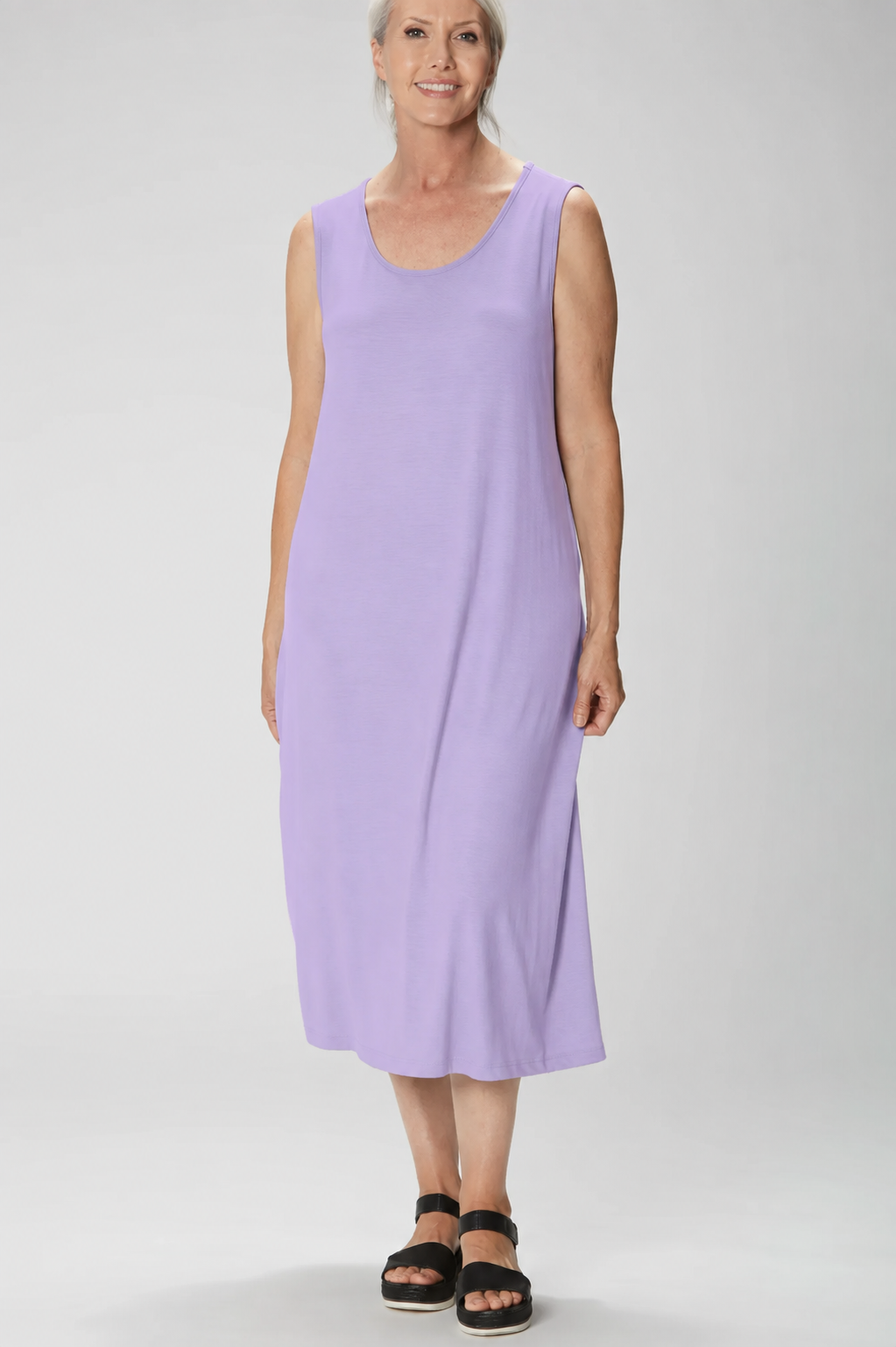 Sydney Project Darcy Tank Top Midi Dress - AFD104 - LAVENDER