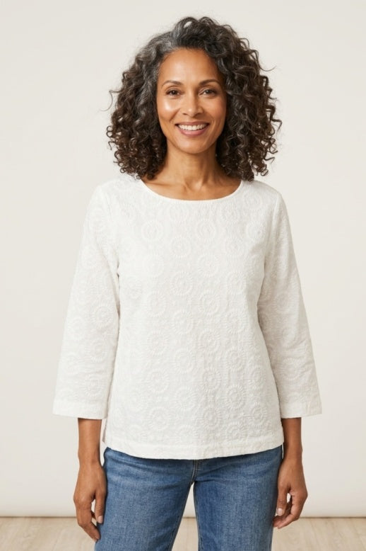 Habitat Medallion Treasure Pullover Top - 15700 - MULTI (NOT WHITE)