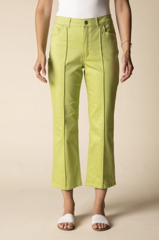 Habitat Stretch Denim Seamed Cropped Flare - 11471 - LEAF