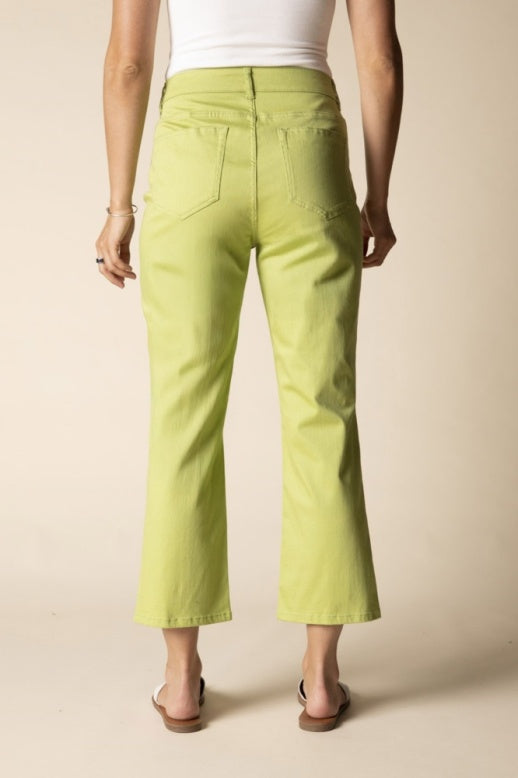 Habitat Stretch Denim Seamed Cropped Flare - 11471 - LEAF