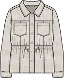 Habitat Linen Solid Flora Jacket - 41547 - OATMEAL (NOT CORNFLOWER)