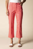 Habitat Stretch Denim Seamed Cropped Flare - 11471 - CORAL