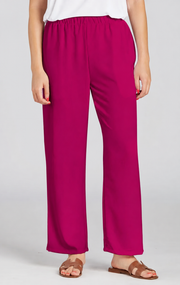 Sydney Project Stacy Air Flow Straight Leg Solid Pant - AFP108 - MAGENTA