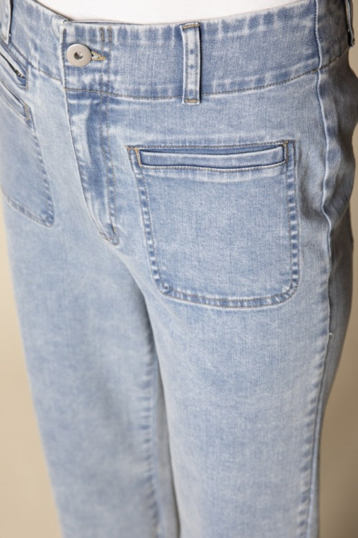 Habitat Stretch Denim Refreshed Crop Jean - 11481 - LIGHT DENIM
