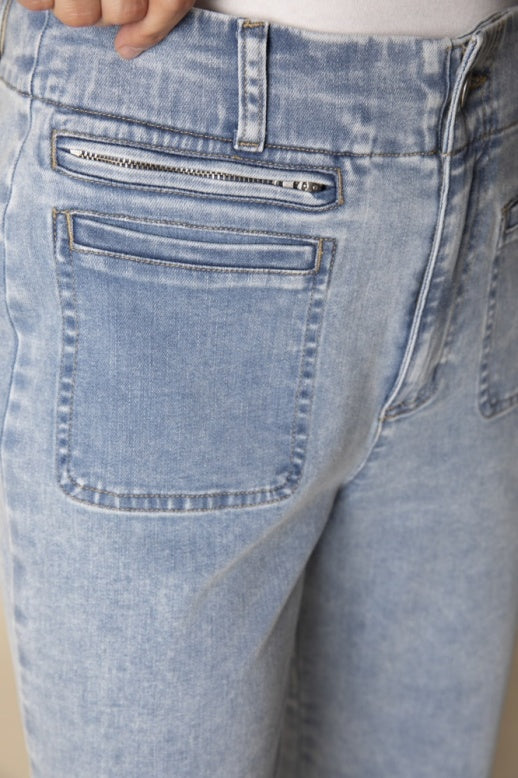 Habitat Stretch Denim Refreshed Crop Jean - 11481 - LIGHT DENIM