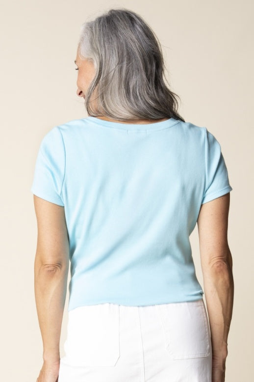 Habitat Cozy Rib Short Sleeve Tee - 16510 - WHITE (NOT TOPAZ)