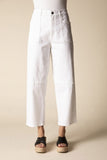 Habitat Stretch Denim Barrel Leg - 11473 - WHITE