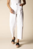 Habitat Stretch Denim Barrel Leg - 11473 - WHITE