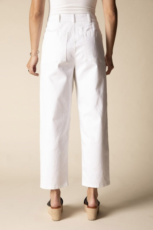 Habitat Stretch Denim Barrel Leg - 11473 - WHITE