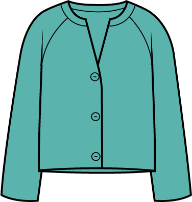 Habitat Shoreside Shaker Stitch Cardigan - 83481 - GROTTO (NOT WHITE)