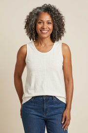 Habitat Cotton Pebble Seamed Tank - 27528 - WHITE