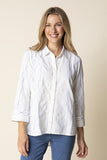 Habitat Chainstitch Embry Shape Shirt - 14901 - WHITE