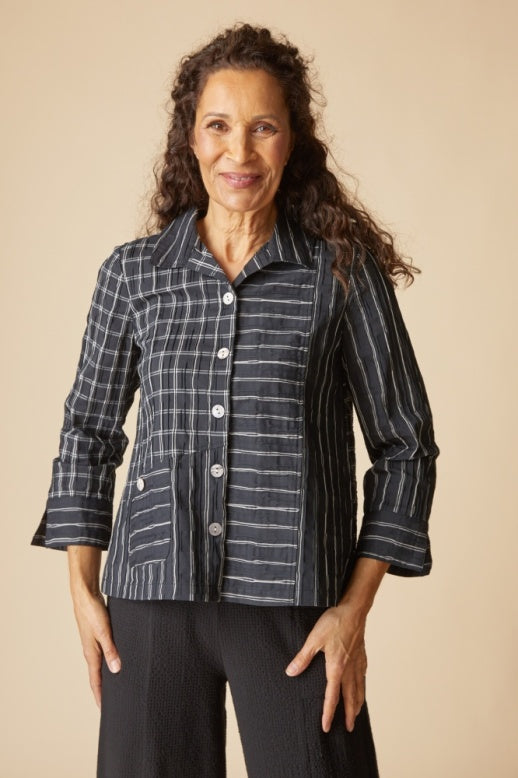 Habitat Tucked Dobby Mix Daphne Shirt - 25044 - BLACK